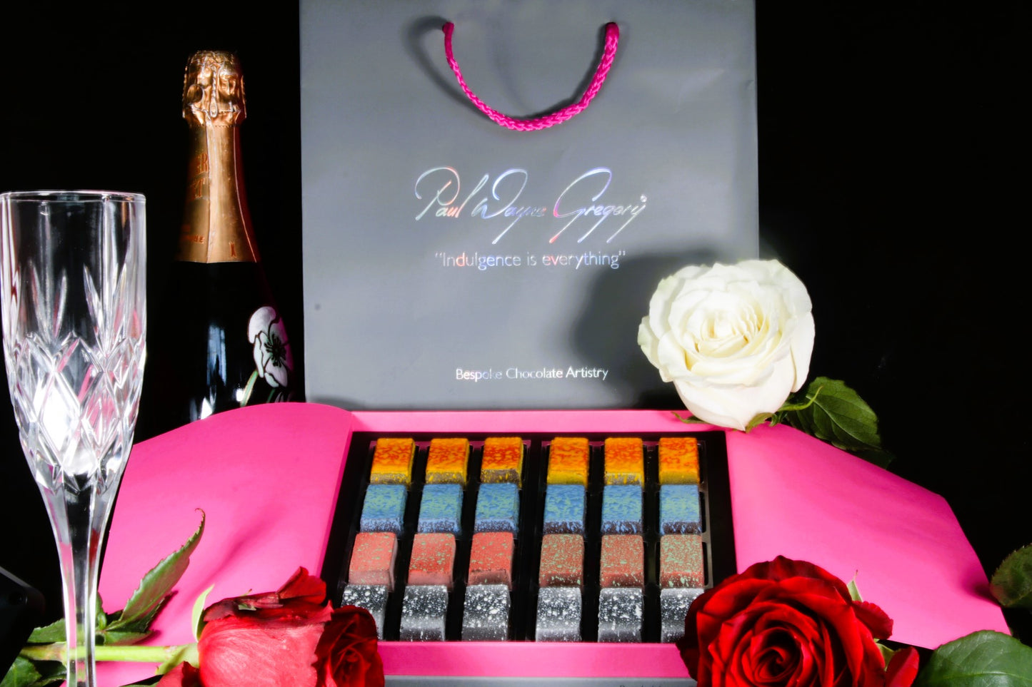 Art Range One - Box of 24 Hand Crafted Chocolates. Limited- With Free PWG Luxury bag!