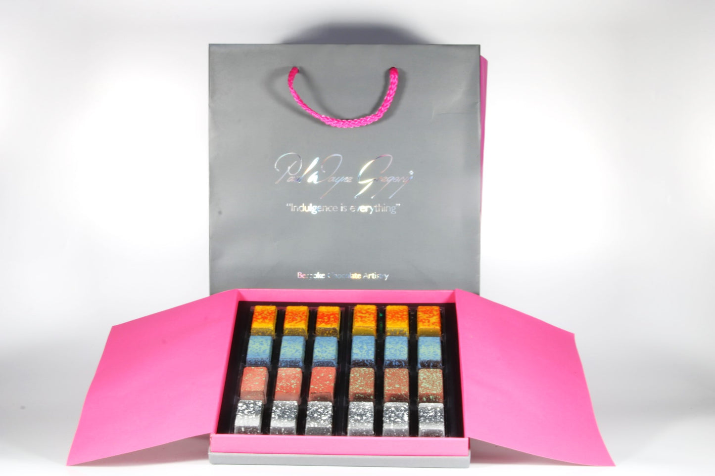 Art Range One - Box of 24 Hand Crafted Chocolates. Limited- With Free PWG Luxury bag!